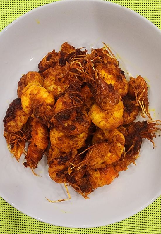 Shrimp Dopiaza